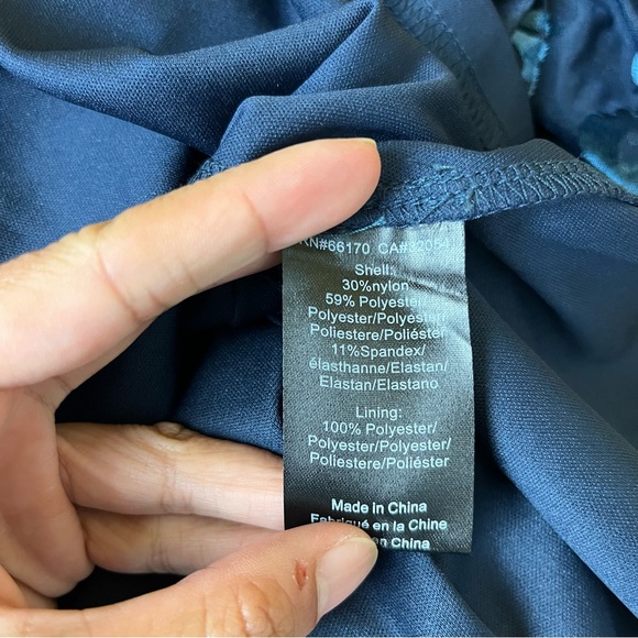 Anthropologie Navy Blue Maxi Dress - Picture 8 of 8